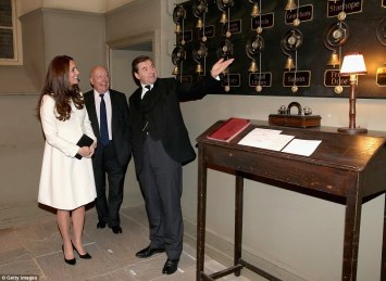 Kate's Downton Tour Photo: Daily Mail